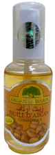 Huile d'argan vaporisateur pour les soins de peau (60 ml)