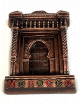 Magnet artisanal Porte de la Medina a Marrakech en relief 3D - Souvenir du Maroc (Morocco)